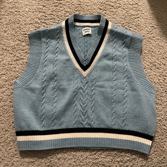 Sunday Best Winston Cropped Vest - Picture 1 of 3